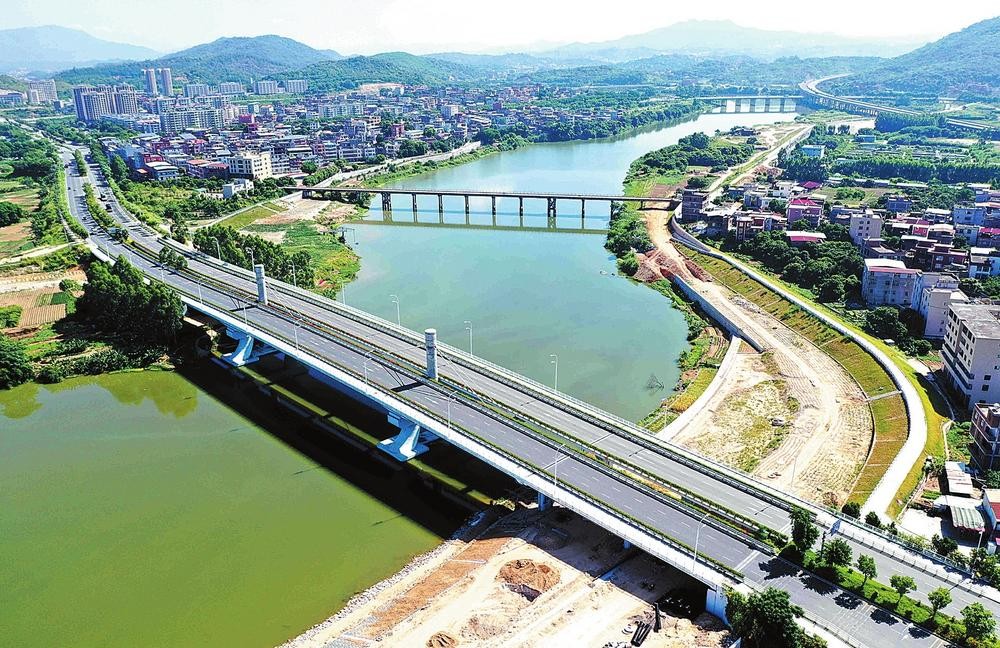 晋江防洪工程（二期）南安城区三期右岸堤段主体完工