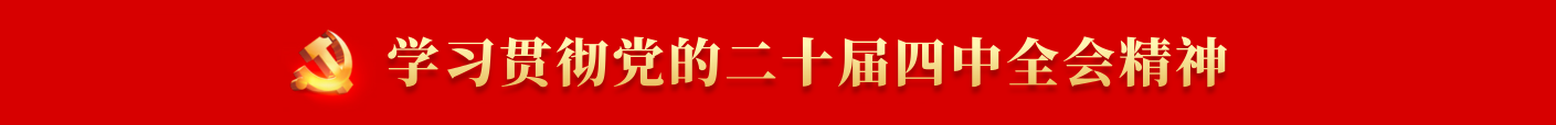 学习贯彻党的二十届四中全会精神